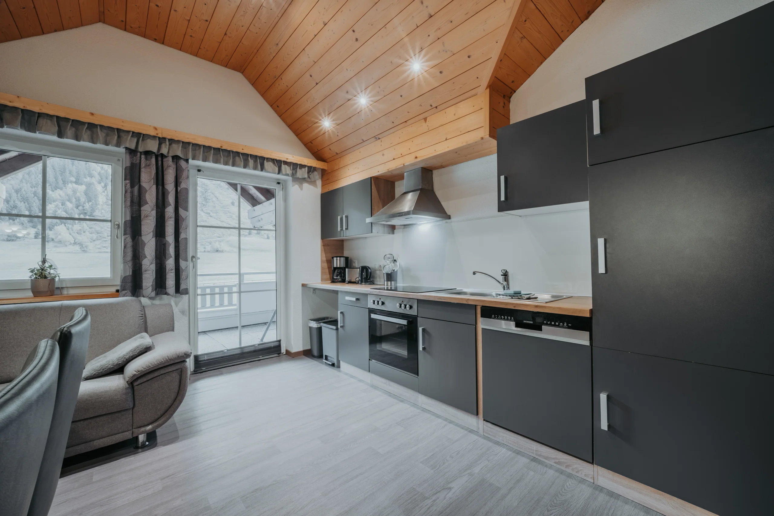 Wohnküche der Wohnung 3